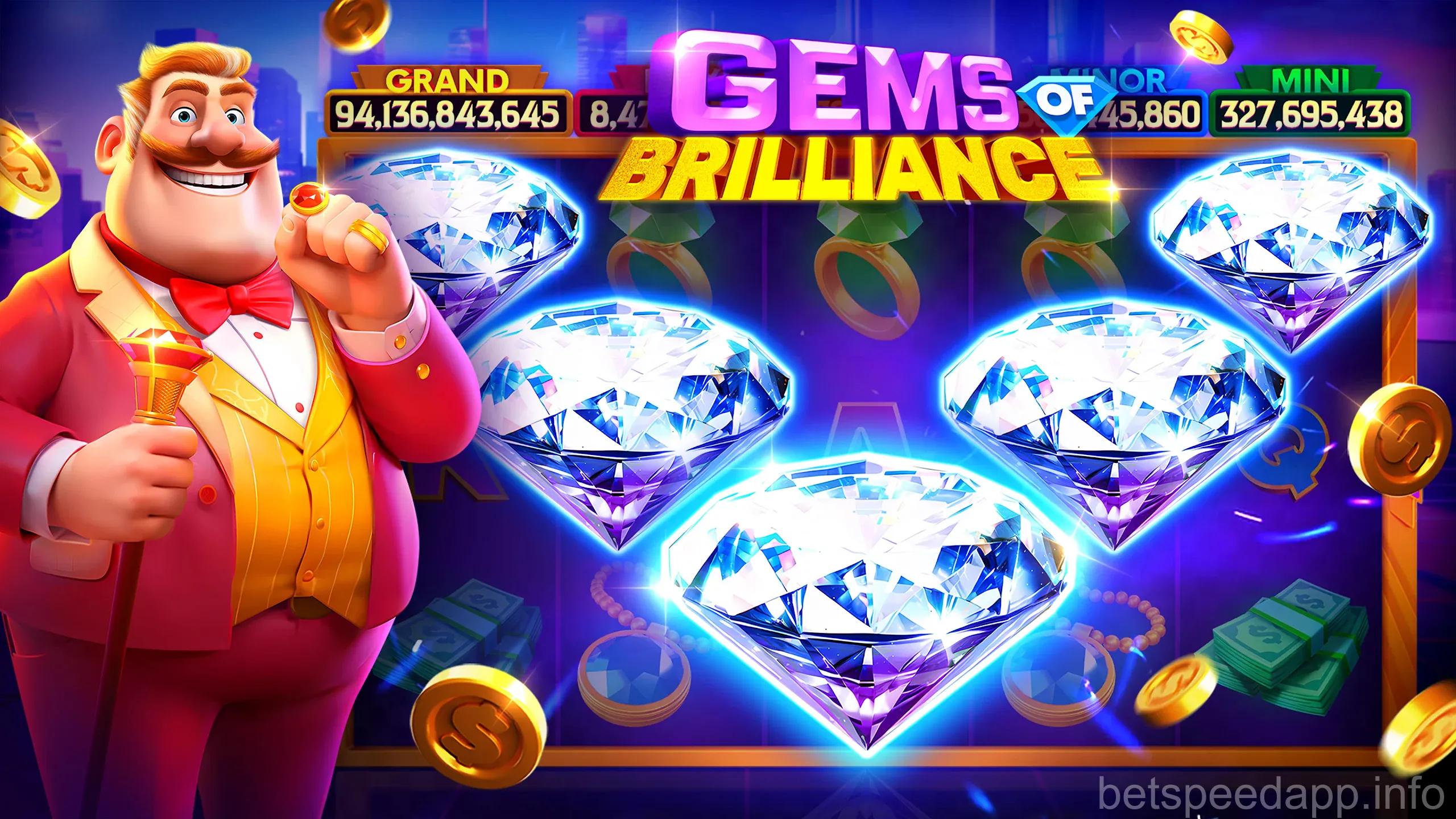 Tela inicial do aplicativo betspeed